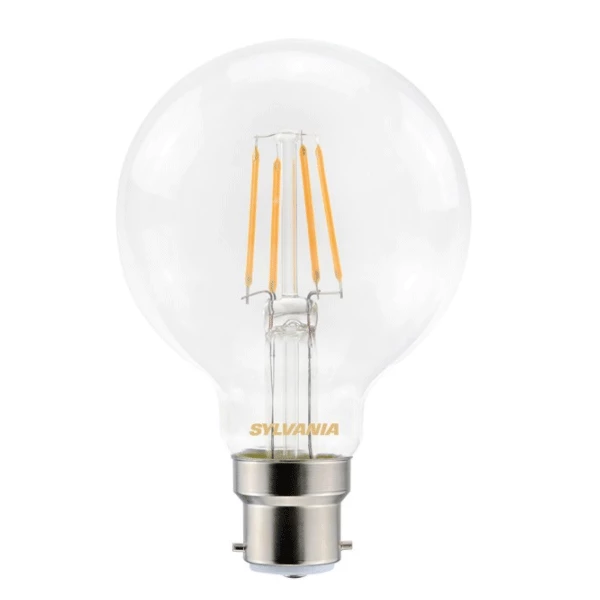 Ampoule à Led Culot B22 Ampoule ToLEDo Rétro Filaments G80 4.5W 470lm B22 - Sylvania 6 Ampoule à Led Culot B22 Ampoule ToLEDo Rétro Filaments G80 4.5W 470lm B22 - Sylvania – Image 4