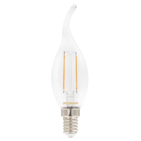 Ampoule Led Culot E14 Ampoule ToLEDo Rétro Filaments Coup De Vent 2.5W 250lm E14 - Sylvania 4 Ampoule Led Culot E14 Ampoule ToLEDo Rétro Filaments Coup De Vent 2.5W 250lm E14 - Sylvania – Image 2