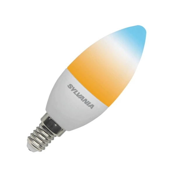 Ampoule Led Culot E14 Ampoule ToLEDo Whitetone Candle GLS 5W 470lm RGBW E14 - Sylvania 4 Ampoule Led Culot E14 Ampoule ToLEDo Whitetone Candle GLS 5W 470lm RGBW E14 - Sylvania – Image 2