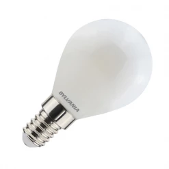 Ampoule Led Culot E14 Ampoule ToLEDo Rétro Sphérique Satiné 4.5W 470lm DIM E14 - Sylvania - 827 Blanc Chaud