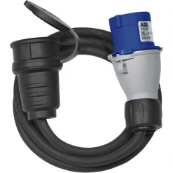 Brennenstuhl Fiche Femelle 2 Poles + Terre Adaptateur CEE P17 Femelle 1,5 Mètre De Câble 3G1,5 IP44 2P+T Femelle