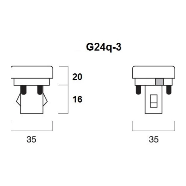 Ampoule Et Lampe Fluocompacte Ampoule Fluo-compacte à économie D’énergie Lynx-D 10W G24D-1 – Sylvania 4 Ampoule Et Lampe Fluocompacte Ampoule Fluo-compacte à économie D’énergie Lynx-D 10W G24D-1 – Sylvania – Image 2