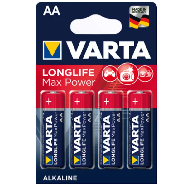 Pile Aa-lr6 1,5 V Piles Alcalines Max Tech AA Varta LR6 - Tension 1.5V - Lot De 4 Piles 3 Pile Aa-lr6 1,5 V Piles Alcalines Max Tech AA Varta LR6 - Tension 1.5V - Lot De 4 Piles