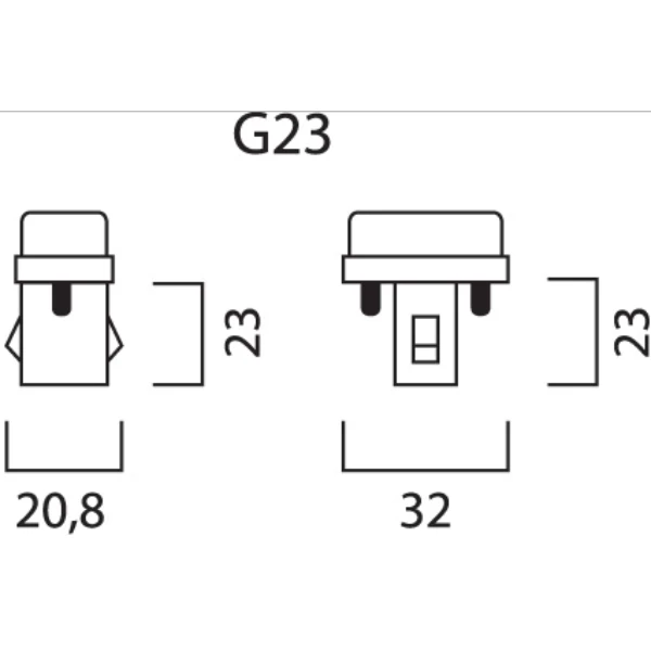 Ampoule Et Lampe Fluocompacte Ampoule Fluo-compacte à économie D’énergie Lynx-S 11W 827 G23 – Sylvania 4 Ampoule Et Lampe Fluocompacte Ampoule Fluo-compacte à économie D’énergie Lynx-S 11W 827 G23 – Sylvania – Image 2