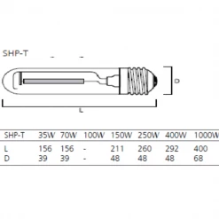 Ampoule Incandescente Et Sodium Ampoule Au Sodium SHP-T 400W Basic E40 - Sylvania – À Décharge 20849 -Électricité importe boutique 2 21