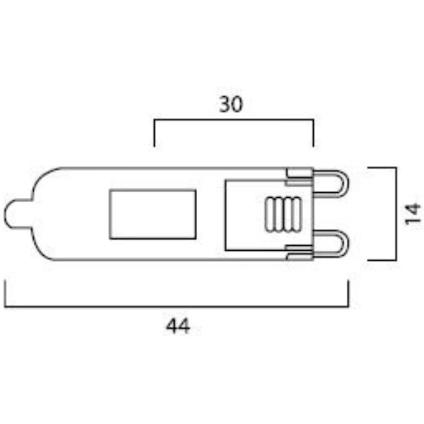Ampoule Halogène Ampoule Capsule Halogène Sylvania HI-PIN Eco G9 - 18 W 230 V 2800 K 3 Ampoule Halogène Ampoule Capsule Halogène Sylvania HI-PIN Eco G9 - 18 W 230 V 2800 K