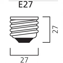 Ampoule Led à Culot E27 Ampoule LED Dépolie A60 Sylvania GLS 8,5 W 806 Lm E27 2700 K -Électricité importe boutique 2 28