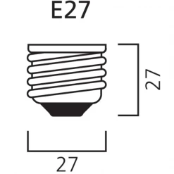 Ampoule Led à Culot E27 Ampoule LED A60 Sylvania GLS 13 W 1521 Lumens Culot E27 2700 K -Électricité importe boutique 2 57
