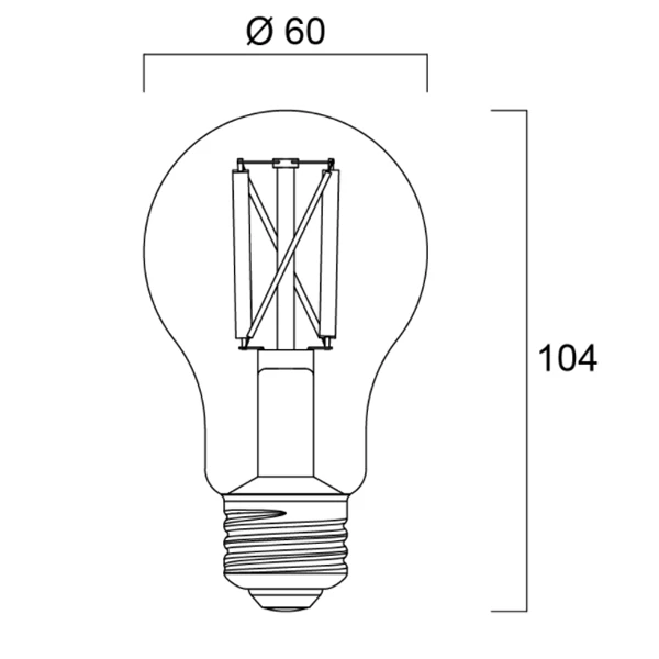 Ampoule Led à Culot E27 Ampoule LED Sylvania ToLEDo Retro A60 Satiné 7 W 806 Lm E27 2700 K 4 Ampoule Led à Culot E27 Ampoule LED Sylvania ToLEDo Retro A60 Satiné 7 W 806 Lm E27 2700 K – Image 2