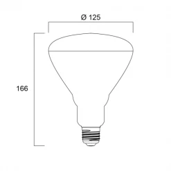 Ampoule Led à Culot E27 Ampoule Grolux LED 17W Croissance Végétale E27 – Sylvania