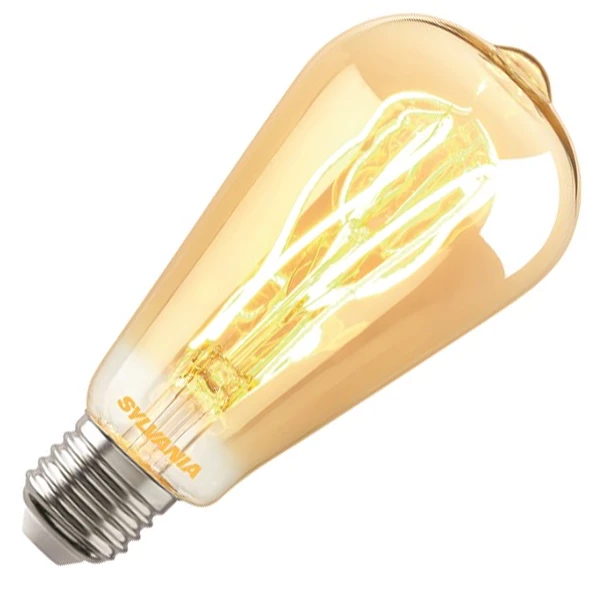 Ampoule Led à Culot E27 Ampoule LED Dimmable Vintage ST64 Sylvania 5,5 W 250 Lm E27 2000 K 5 Ampoule Led à Culot E27 Ampoule LED Dimmable Vintage ST64 Sylvania 5,5 W 250 Lm E27 2000 K – Image 3