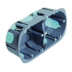 Debflex Boite Encastrement Boite D'appareillage Double Cloisons Sèches Stop Air Ø 67 Mm - 40 Mm 7 Debflex Boite Encastrement Boite D'appareillage Double Cloisons Sèches Stop Air Ø 67 Mm - 40 Mm -Électricité importe boutique 2prises 34547 1