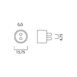 Tube Néon Néon Fluorescent Sylvania T5 14 W 1100 Lumens 549 Mm Culot G5 6500 K 7 Tube Néon Néon Fluorescent Sylvania T5 14 W 1100 Lumens 549 Mm Culot G5 6500 K -Électricité importe boutique 3 36