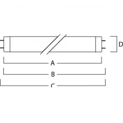 Tube Néon Néon Triphosphore T8 Luxline Plus 18W G13 – Sylvania – Blanc Chaud 3000K -Électricité importe boutique 3 7