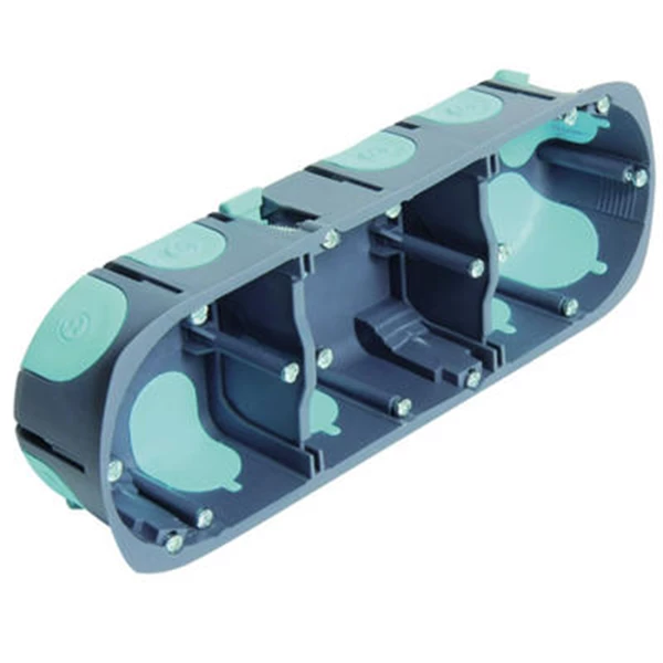 Debflex Boite Encastrement Boite D'appareillage Triple Cloisons Sèches Stop Air - 67 Mm - 40 Mm 4 Debflex Boite Encastrement Boite D'appareillage Triple Cloisons Sèches Stop Air - 67 Mm - 40 Mm – Image 2