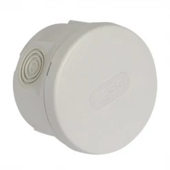 Debflex Boite Dérivation Boite De Dérivation étanche Ronde IP55 - Ø 85 X 50 Mm - 4 Entrées