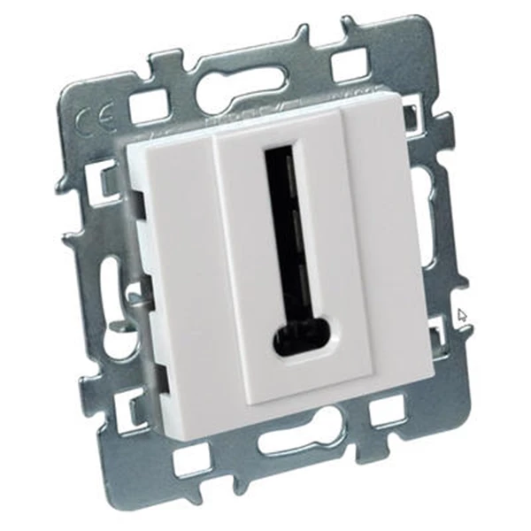 Debflex Prise électrique à Encastrer Prise Pour Téléphone Fixe Cache Blanc Support Métal 48x48x27mm ABS Blanc 3 Debflex Prise électrique à Encastrer Prise Pour Téléphone Fixe Cache Blanc Support Métal 48x48x27mm ABS Blanc