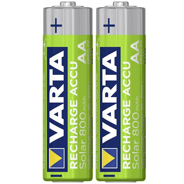 Pile Rechargeable Pile Recharge Varta Accu Solar AA 800 MAH - Lot De 2 3 Pile Rechargeable Pile Recharge Varta Accu Solar AA 800 MAH - Lot De 2