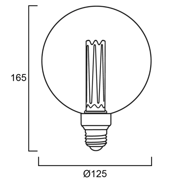 Ampoule Led à Culot E27 Ampoule ToLEDo Mirage G120 2.5W 125lm E27 - Sylvania - 820 Bougie 5 Ampoule Led à Culot E27 Ampoule ToLEDo Mirage G120 2.5W 125lm E27 - Sylvania - 820 Bougie – Image 3