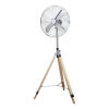 Domair Ventilateur Sur Pied Ventilateur Sur Trépied En Bois Design - Diamètre 40 Cm 50 W -Électricité importe boutique bali