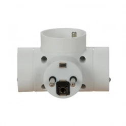 Bloc Multiprise Triplite Ceba 3 Sorties NF 2P+T 16A 250V Blanc