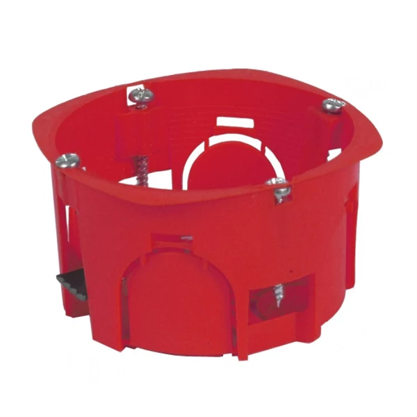 Debflex Boite Encastrement Boite D'appareillage Cloisons Creuses - 67 Mm - 40 Mm - Rouge 4 Debflex Boite Encastrement Boite D'appareillage Cloisons Creuses - 67 Mm - 40 Mm - Rouge – Image 2