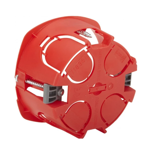 Debflex Boite Encastrement Boite D'appareillage Cloisons Creuses - 67 Mm - 40 Mm - Rouge 3 Debflex Boite Encastrement Boite D'appareillage Cloisons Creuses - 67 Mm - 40 Mm - Rouge