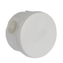 Debflex Boite Dérivation Boite De Dérivation étanche Ronde IP55 - Ø 85 X 50 Mm - 4 Entrées -Électricité importe boutique boite de derivation etanche ronde ip55 o 85 x 50 mm 4 entrees polypropylene gris 1