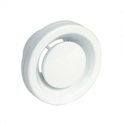 Vmc Et Accessoires Bouche D'extraction Fixe Nicoll Pour VMC - Diamètre 125 Mm - Débit D'air 15 Ou 30 M³/h - Blanc