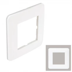 Plaque De Finition Simple Pour Prises Et Interrupteurs Debflex 742001