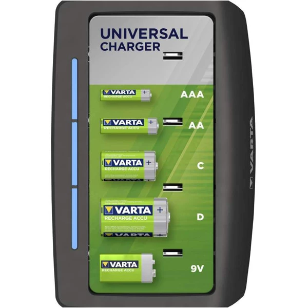 Pile Rechargeable Chargeur Universel Varta Pour 2 Ou 4 Piles Rechargeables - Avec Voyant 3 Pile Rechargeable Chargeur Universel Varta Pour 2 Ou 4 Piles Rechargeables - Avec Voyant