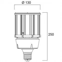 Luminaire Et Accessoire Ampoule LED Sylvania E40 80W 10500 Lumens Blanc Neutre 4000K
