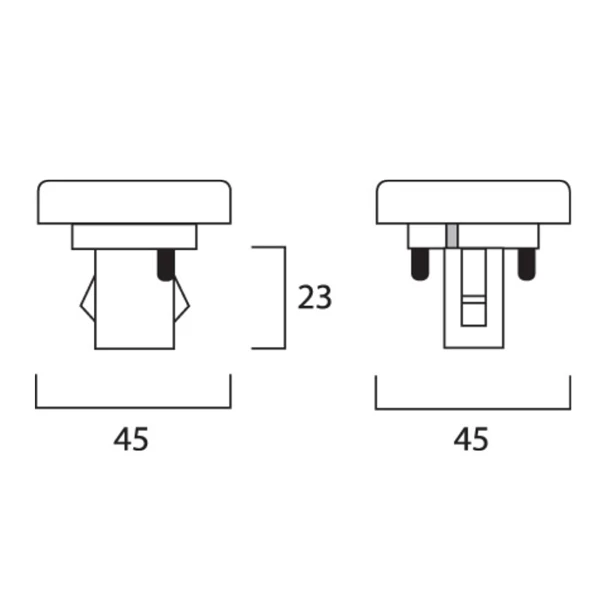 Sylvania Ampoule Et Lampe Fluocompacte Ampoule Fluo-compacte Lynx-T GX24D-2 18W 1210lm 4000K 6 Sylvania Ampoule Et Lampe Fluocompacte Ampoule Fluo-compacte Lynx-T GX24D-2 18W 1210lm 4000K – Image 4