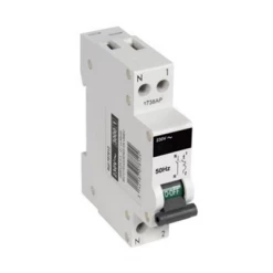 Disjoncteur Et Interrupteur Différentiel Disjoncteur Blanc 3ka 1 Module Phase + Neutre 20 A : Debflex 707042