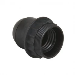 Debflex Luminaire Et Accessoire Douille à Vis Pour Luminaire Fileté 10 Mm Bague Ø 58 Mm Bakélite Noir
