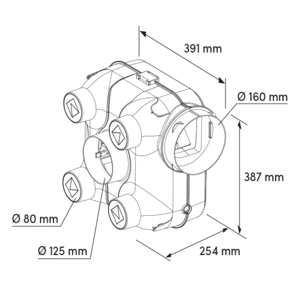 Vmc Et Accessoires Ensemble VMC Simple Flux Autoréglable City'air - Autogyre 3 Vmc Et Accessoires Ensemble VMC Simple Flux Autoréglable City'air - Autogyre
