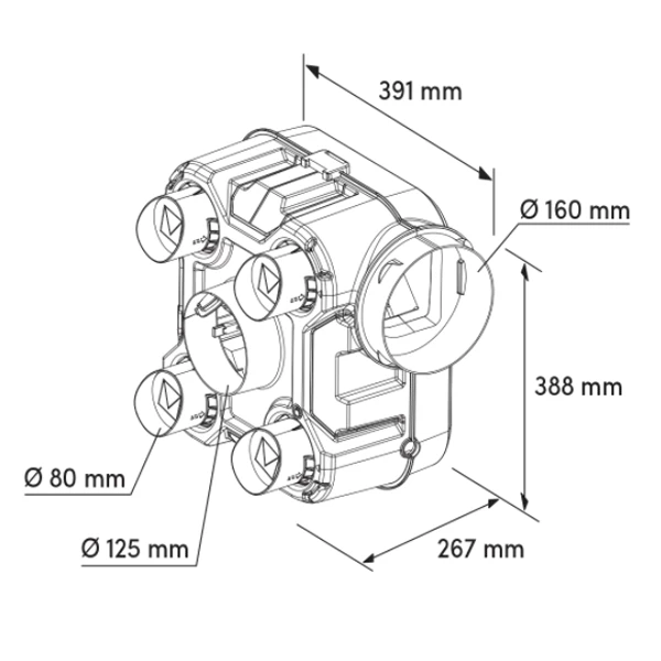 Vmc Et Accessoires Ensemble VMC Simple Flux Autoréglable Styl'air QAI - Autogyre 4 Vmc Et Accessoires Ensemble VMC Simple Flux Autoréglable Styl'air QAI - Autogyre – Image 2