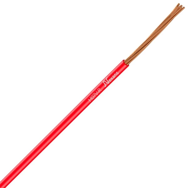 Nexans Fil électrique Rigide Fil électrique Rigide H07VR Multibrin 1 X 6 - Rouge - 10 M 3 Nexans Fil électrique Rigide Fil électrique Rigide H07VR Multibrin 1 X 6 - Rouge - 10 M