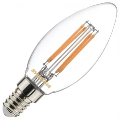 Ampoule Led Culot E14 Ampoule LED Flamme Sylvania Retro 4,5 W 470 Lumens E14 2700 K -Électricité importe boutique fl e14