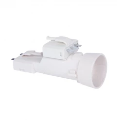 Debflex Fiche Femelle 2 Poles + Terre Douille à Baïonnette B22 + Fiche DCL 2P+Terre - Blanc