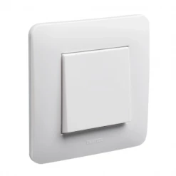 Debflex Interrupteur à Encastrer Interrupteur Bouton Poussoir - 85 X 85 X 41 Mm - Diamètre 67 Mm - ABS