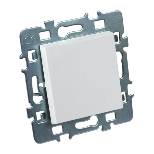 Debflex Interrupteur à Encastrer Interrupteur Bouton Poussoir + Cache Support Métal 48x48x41mm ABS Blanc 3 Debflex Interrupteur à Encastrer Interrupteur Bouton Poussoir + Cache Support Métal 48x48x41mm ABS Blanc