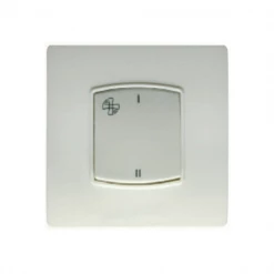 Vmc Et Accessoires Interrupteur Commande VMC à 2 Vitesses Autogyre En PVC Blanc