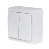 Debflex Interrupteur En Saillie Interrupteur Double Va Et Vient Saillie -7070x33,5mm 16A 250V ABS Blanc 1 Debflex Interrupteur En Saillie Interrupteur Double Va Et Vient Saillie -7070x33,5mm 16A 250V ABS Blanc -Électricité importe boutique interrupteur double va et vient en saillie debflex 70 x70 x 33 5 mm 16a 250v abs blanc