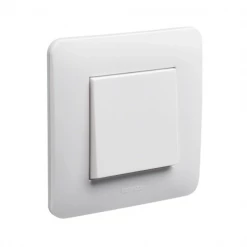 Debflex Interrupteur à Encastrer Interrupteur Va Et Vient à Encastrer - 85 X 85 X 41 Mm 67 Mm ABS Blanc