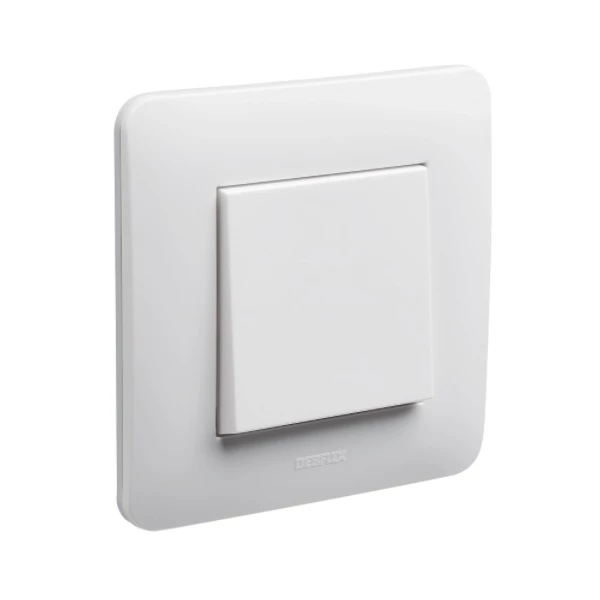 Debflex Interrupteur à Encastrer Interrupteur Va Et Vient à Encastrer - 85 X 85 X 41 Mm 67 Mm ABS Blanc 3 Debflex Interrupteur à Encastrer Interrupteur Va Et Vient à Encastrer - 85 X 85 X 41 Mm 67 Mm ABS Blanc
