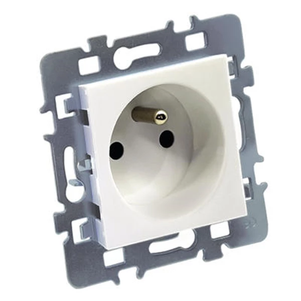 Debflex Prise électrique à Encastrer Prise 2 Pôles + Terre - Cache Blanc + Support Métal - 48 X 48 X 40 Mm 4 Debflex Prise électrique à Encastrer Prise 2 Pôles + Terre - Cache Blanc + Support Métal - 48 X 48 X 40 Mm – Image 2