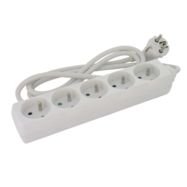 Bloc Multiprise Debflex 5 Prises 16A Avec Câble De 1m50 Blanc 3 Bloc Multiprise Debflex 5 Prises 16A Avec Câble De 1m50 Blanc
