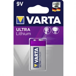 Pile Rechargeable Pile Lithium Varta 9V - Pour Les Détécteurs De Fumée