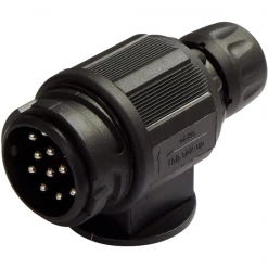 Fiche Male 3 Poles Et Plus Prise Attelage Mâle à 13 Broches - Coque Plastique Incassable Sodise 17639